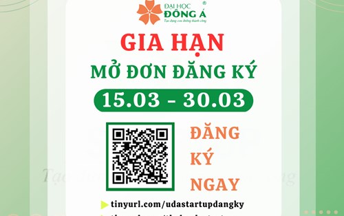 GIA HẠN THỜI GIAN MỞ ĐƠN ĐĂNG KÝ UDA STARTUP 2023